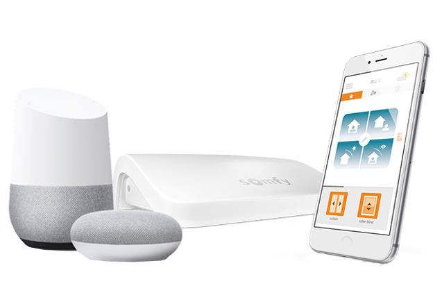 Somfy google hot sale home